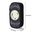thumbnail image 4 of XMXY Vintage Universe Stars Moon Large Capacity Pencil Case, Portable Pencil Bags with Compartments Zipper Black, 4 of 7
