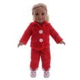 thumbnail image 3 of Luckdoll Comfortable Pajamas set with buttons Fit 18 Inch  doll &43CM  - doll accessories, 3 of 5