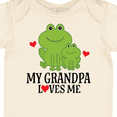 thumbnail image 4 of Inktastic Grandpa Loves Me Frog Boys or Girls Baby Bodysuit, 4 of 5