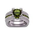 thumbnail image 6 of Skylar Wedding Ring Set for Women Engagement Ring and Matching Band Cz Ginger Lyne Collection, 6 of 6