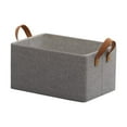 thumbnail image 3 of Large Foldable Storage Box Clothing Basket Space Saving Closet Organizer with, 3 of 9