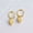 Gold, variant on 925 Sterling Silver Hoop CZ Hamsa Hand Huggie Dangle Drop Earrings A1102-Silver