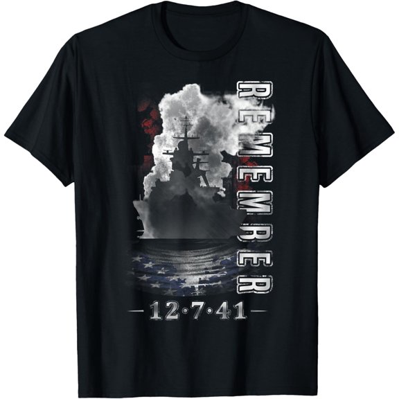 Remember Pearl Harbor T-Shirtmen and women can wear, black, white, gifts.S,M,L,XL,2XL,3XL,2146XL