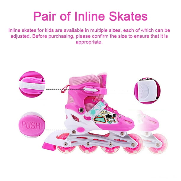 Rollers pour femme confortables avec système d'aération - look rétro rose