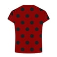 thumbnail image 5 of ALLLIST Womens Spring Tops Red Polka Dot Sleeveless Crew Neck Casual Tank Tops Womens Tank Tops L, 5 of 5