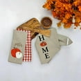 thumbnail image 3 of Serafina Home Thanksgiving Fall Kitchen Dish Hand Towels: Blessed Gather Pumpkin and Home, 100% Cotton 15" x 25", 3 of 7