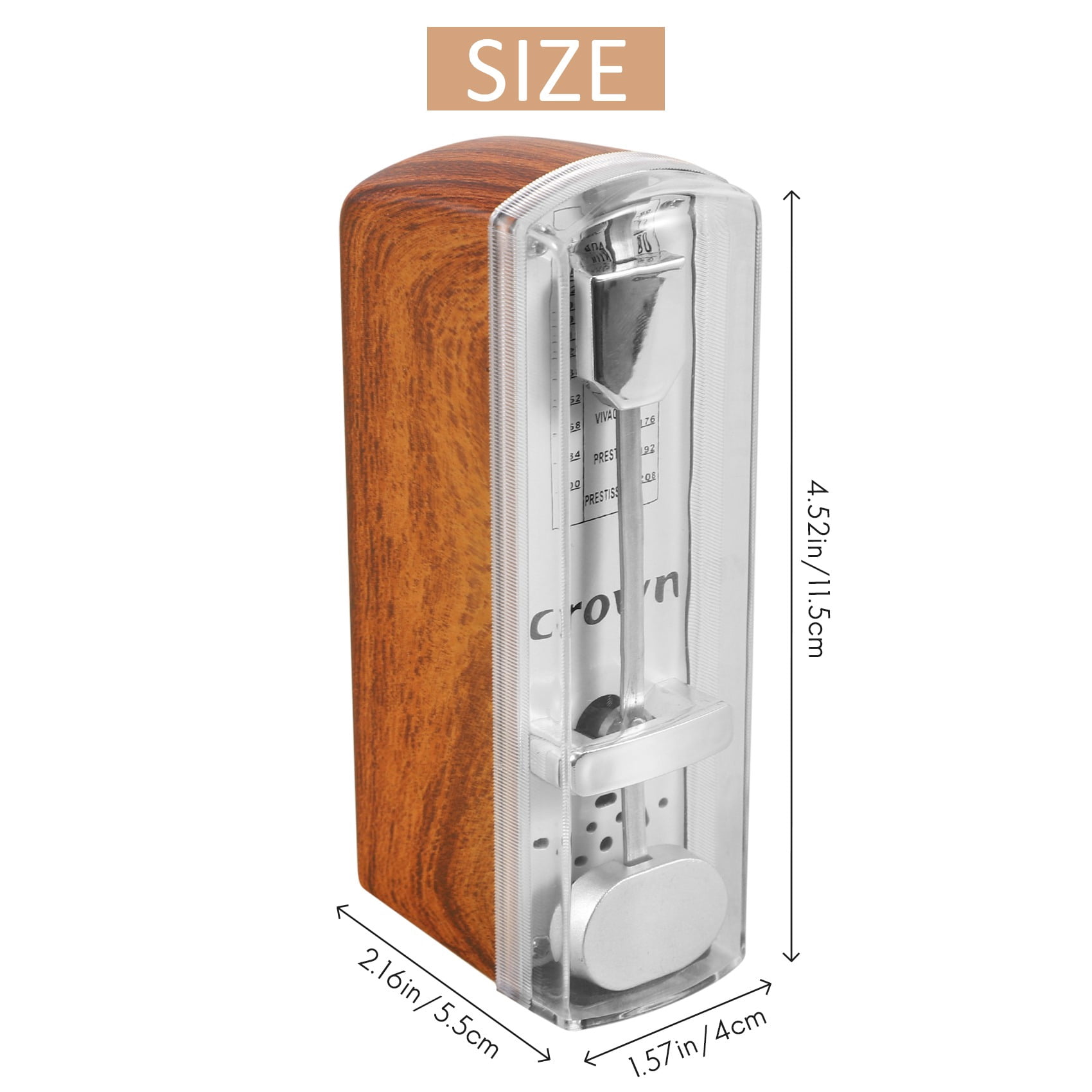 Portable Mini Mechanical Metronome Universal Metronome for Piano Guitark6453
