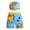 Sky Blue, variant on Boys Sporty Swimwear Sets Comfortable Trunks Cap Pool Boys Clothing,Dark Green,7-8 Years