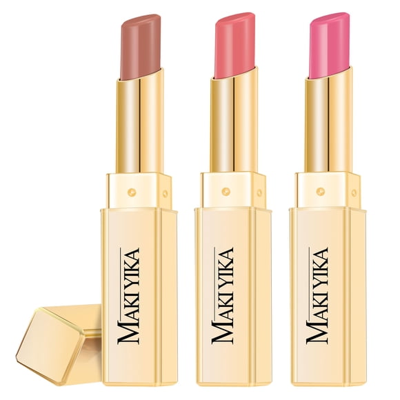 Set de pintalabios MAKI YIKA Moisture Brown Nude Pink para mujer