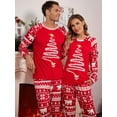 thumbnail image 6 of Avidlove Couple Christmas Pajamas Set long Sleeve Family Matching Pajamas Sets Soft Women Xmas Pjs Sleepwear Print Nightwear (Women), 6 of 6