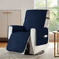 thumbnail image 3 of Subrtex Recliner Chair Cover Reversible Recline Sofa Slipcover with Side Pockets (Small, Navy), 3 of 10