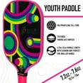 thumbnail image 6 of Franklin Sports Kids Pickleball Paddle - Forte Youth Pickleball Paddle for Kids - Junior Pickleball Paddle Series - USA Pickleball (USAPA) Approved - 10mm Polypropylene Core Pickleball Paddles - Pink, 6 of 9