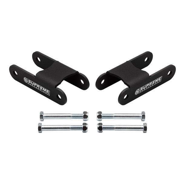 Supreme Suspensions Chevy S10 + GMC S15 2" Rear Steel Lift Shackles