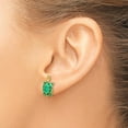thumbnail image 3 of 14K Yellow Gold Land Turtle W/Green Enamel Shell Earrings - 15.15mm, 3 of 6