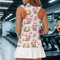 thumbnail image 6 of Uorisanigo Cute Rabbit Women's Golf Sleeveless Shirt Breathable Casual Quick Dry Zip Up Workout Tennis Tops Tulip Relaxed Workout Tank Tops Size XL, 6 of 7