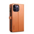 thumbnail image 4 of Feishell Crossbody Wallet Phone Case for Apple iPhone 15 Pro Max,with Hand Strap & Shoulder Strap,Luxury PU Leather Magnetic Clasp Multi Card Slots Flip Kickstand Phone Case,Brown, 4 of 17