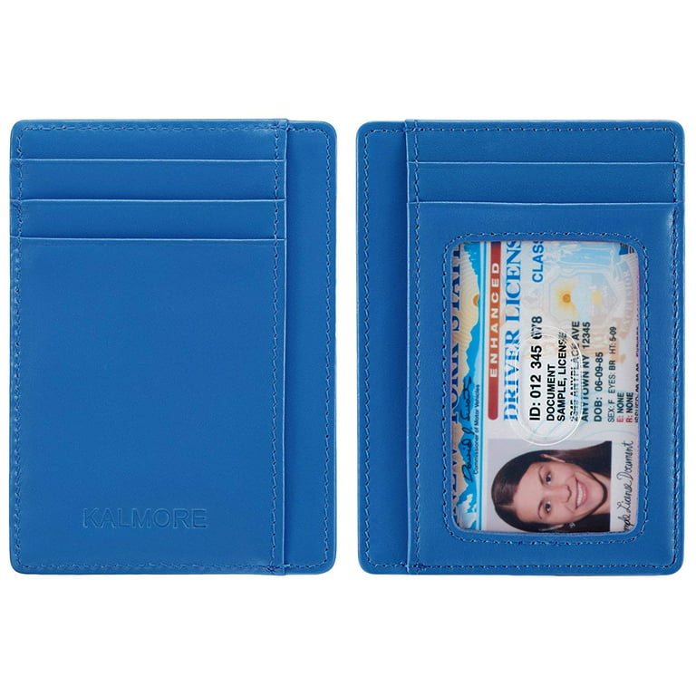 Cheap Genuine Leather Driver License ID Card Holder Walet Men and