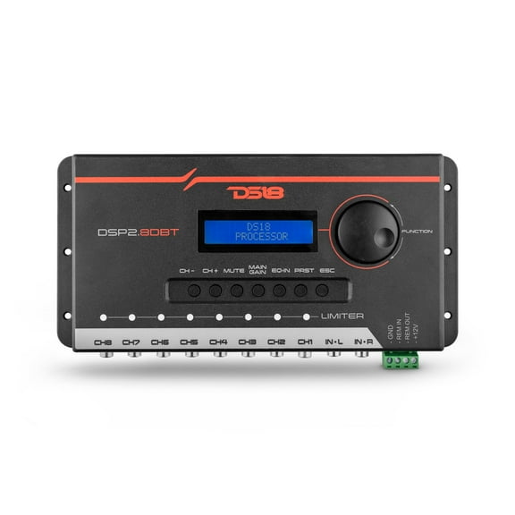 DS18 DSP2.8DBT 2-Channel In & 8-Channel Out Digital Sound Processor w/ Bluetooth