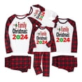 thumbnail image 6 of Penkiiy Family Christmas Pajamas Matching Sets Lounge Home Pjs Long Sleeve Shirts and Plaid Pants Xmas Holiday Pajama Outfits 2XL Black, 6 of 6