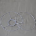 thumbnail image 4 of Inteprter 2 unids/set lámpara Circular de hierro anillo de sombra de luz fácil instalación duradera accesorio elegante respetuoso con el medio Decoración del hogar, 4 of 6