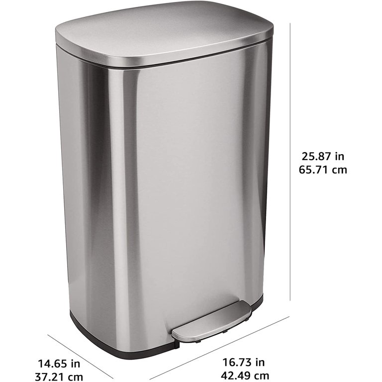 Basics Round Soft-Close Trash Can - 30L