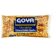 Goya Yellow Split Peas, Dry, Chana Dal Lentils, 16 oz, Bag
