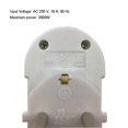 thumbnail image 2 of AC portátil 250V 16A 3500W enchufe de la UE 1 a 2 adaptador de enchufe convertidor de salida Sywqhk Libre de BPA, 2 of 2
