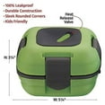 thumbnail image 6 of Pinnacle Insulated Leakproof Lunch Box 16 oz – Thermal Food Container for Kids & Adults, Green, 6 of 7