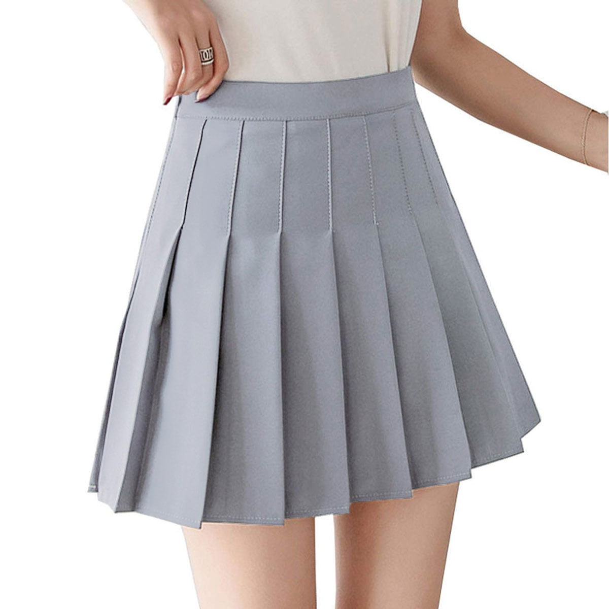 Shorts Girls BHS Shorts School Uniform Grey Pleats Charcoal Adjutasble ...