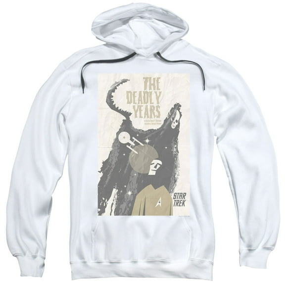 Star Trek Tos Episode 41 Adult Pullover Hoodie Sweatshirt White