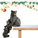 thumbnail image 5 of Adornos decorativos Likrtyny Papá Noel artesanía Oso en Miniatura resina, 5 of 9