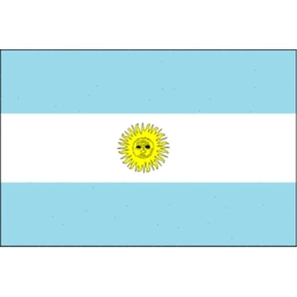 Annin Flagmakers 190322 Drapeau du Gouvernement d'Argentine 2 Pi X 3 Pi Nyl-Glo