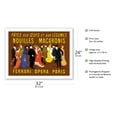thumbnail image 2 of Ferrari Opera Paris - Noodles Macaroni (Nouilles Macaronis) - Vintage French Advertising Poster by Leonetto Cappiello c.1901 - Bamboo Fine Art 290gsm Paper Print (Unframed) 24x32in, 2 of 4