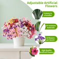 thumbnail image 3 of Flores artificiales Powbrace, 22 ramos para decoración exterior, 3 of 8
