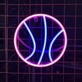 thumbnail image 1 of Letrero de neón de baloncesto, letrero de neón de pared de neón LED, letrero de neón de baloncesto alimentado por USB, 1 of 3