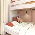 thumbnail image 2 of Max & Lily Bunk Bed Twin over Full Size, Modern Farmhouse Solid Wood Bunk Beds for Kids, 2 of 9