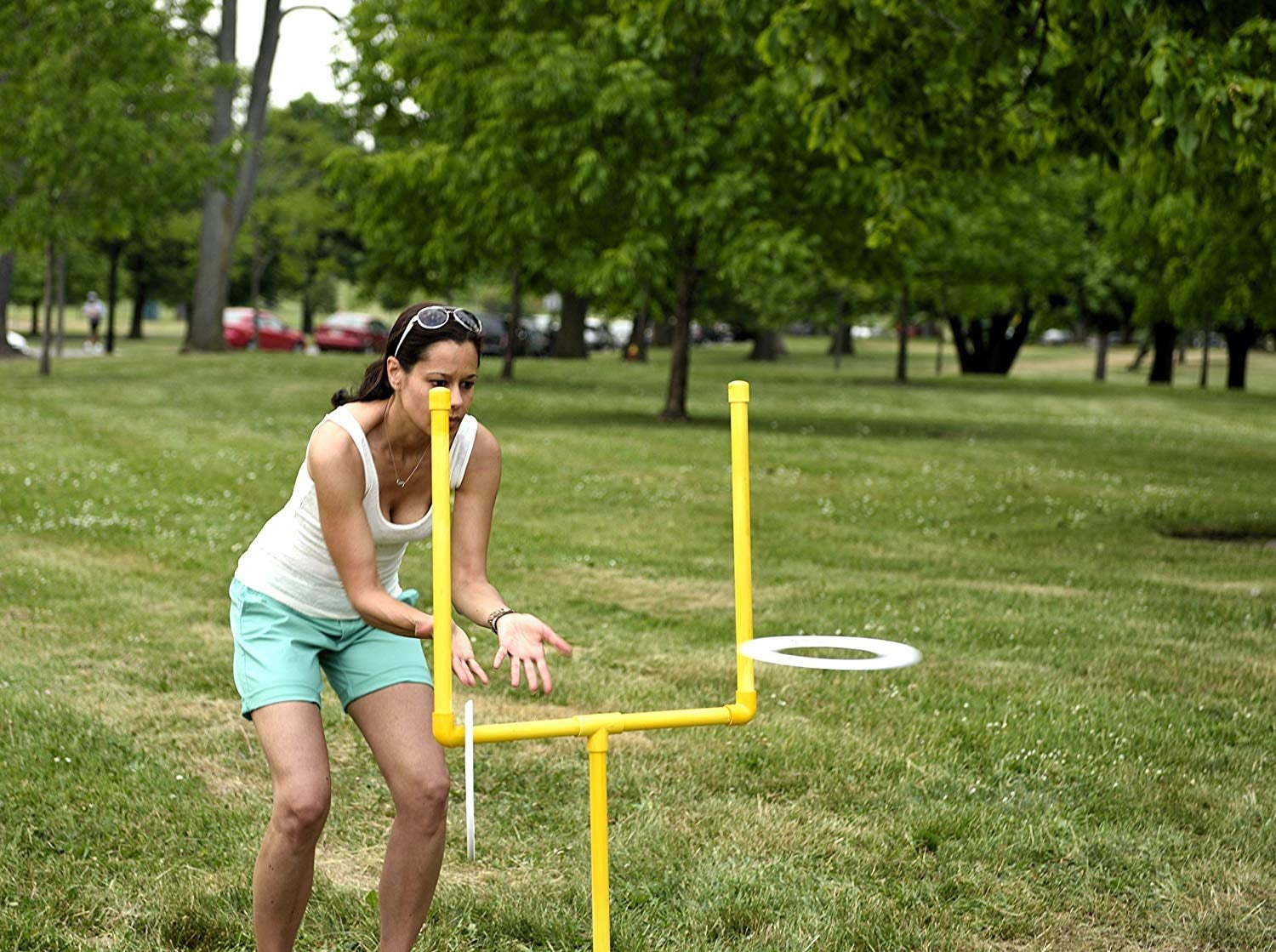 First-N-Ten Football Frisbee Backyard Lawn Game