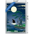 thumbnail image 3 of Godzilla - Lake Wall Poster, 14.725" x 22.375", Framed, 3 of 3