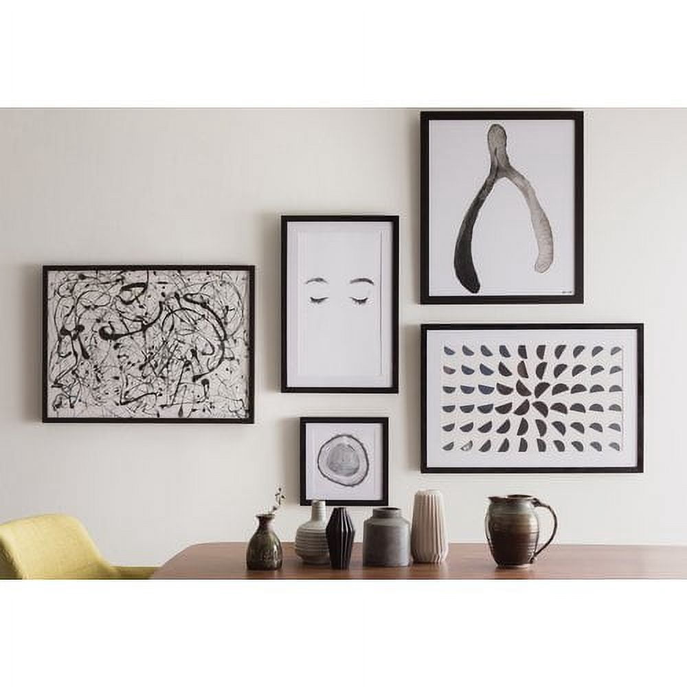 Marmont Hill "Lashes and Brows" by Katarina Snygg Framed Painting Print