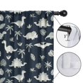 thumbnail image 4 of Blackout Kids Curtains,Gray Dinosaurs Exotic Leaves Childrens Insulated Curtains Set Of 2,Bedroom Essentials,Toddler Room Decor 42"x54", 4 of 5