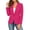 10# Hot Pink, variant on Women's Blazer Business Casual Lightweight Suit - Long Sleeve Slim Fit Work Office Jacket with Pockets Hot Pink M