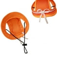 thumbnail image 5 of Pet Dog Cat Hat Cute Bow Sunshade Cap Breathable Summer Uv Protection Sunhat With Adjustable Buckle Pets Supplies, 5 of 9