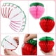 thumbnail image 3 of 10 Piezas de Papel de Seda YONGSHENG 6 Pulgadas Forma de Panal de Fresa Rojo y Rosa, 3 of 5