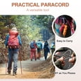 thumbnail image 4 of Uxcell Paracord Parachutes Cord Spool Survival Strong Rope String for Camping and Outdoor Activities Red/Black, 4 of 7