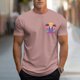 thumbnail image 2 of Eres Más Que una Camisa de Puntuación de Prueba Nueva Moda Casual Hombres Imprimir Camiseta Deportiva Manga Corta Blusas de Cuello Redondo, 2 of 9