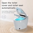 thumbnail image 4 of Prapark Luxury One-Piece Smart Toilet with Bidet Built-in - Modern Tankless Design Auto Flush, Heated Seat, Instant Warm Water & Dry Toilets for Bathrooms Remote Control White, 4 of 6