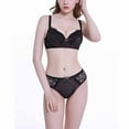 thumbnail image 5 of Summer Clearance Sale! Pitauce Bra and Panty Set for Women Underwire Lace Embroidered Push Up Bras+Lace Briefs Comfortable Breathable Underwear Everyday Bras Set, 5 of 5