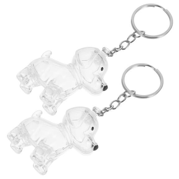 ELAYARD 2Pcs Dog Hair Collecting Keychain Pendant - Memorable Pet Owners with DIY Design