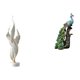 thumbnail image 1 of Figura decorativa de plumas, escultura de , estatua de resina, adorno de escritorio, ideal para regalar, decoración del hogar, estante de exh, 1 of 8