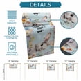 thumbnail image 6 of Happy Easter Table Runner 72 Inches, Spring Grey Bunny Colorful Eggs Flower Blue Bed Runner Dresser Scarves Tabletop for Indoor Outdoor Parties/Ceremony/Banquet, 14" x 72", 6 of 8